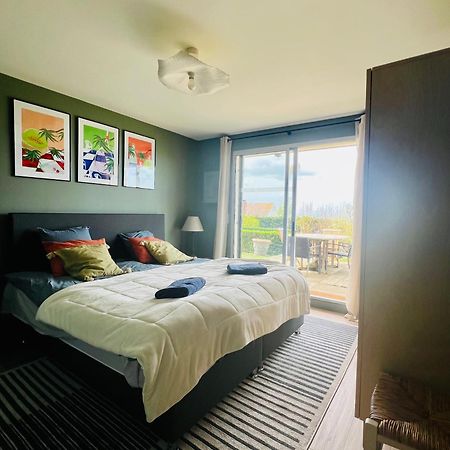Grand Rez De Jardin-Terrasse Avec Vue Sur La Mer - 2 Chambres بلونفيل سور مير المظهر الخارجي الصورة